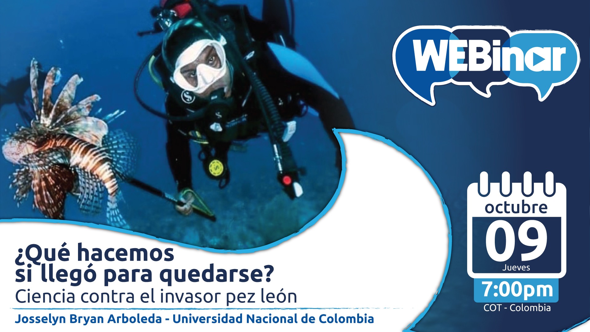 Pez león en el Caribe Colombiano